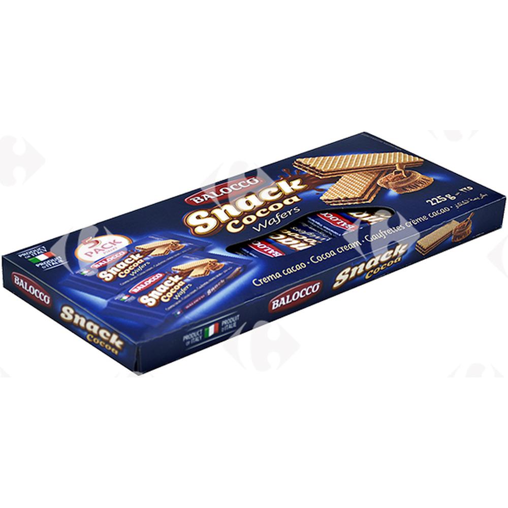 Pack Gaufrettes Cacao Wafers Balocco 5x45g