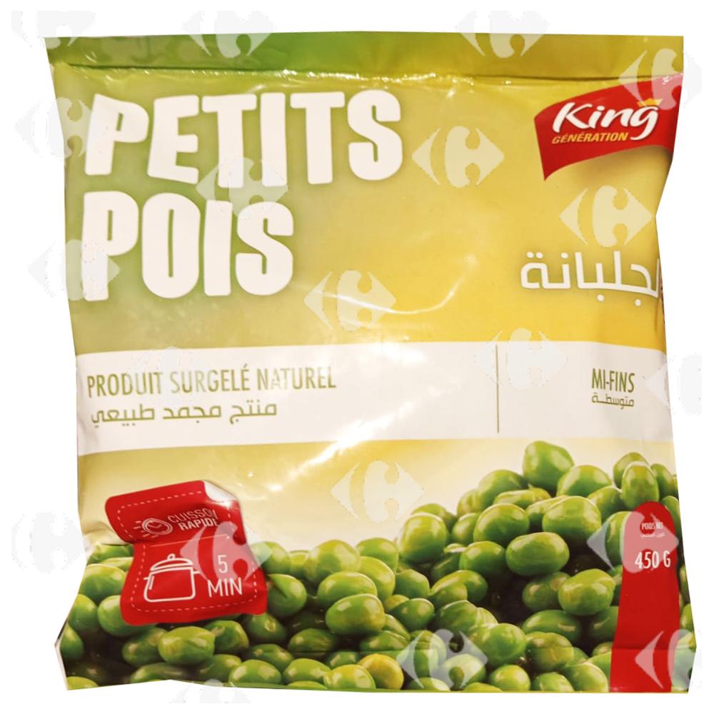 [552158] Petits Pois Mi-Fins King 450g