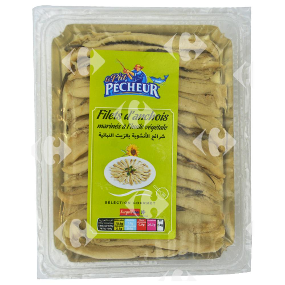 [456996] Anchois à l'Huile Le P'tit Pêcheur 180g