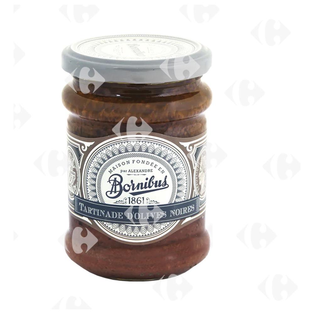 Tartinade D'olives Noires Bornibus 250g