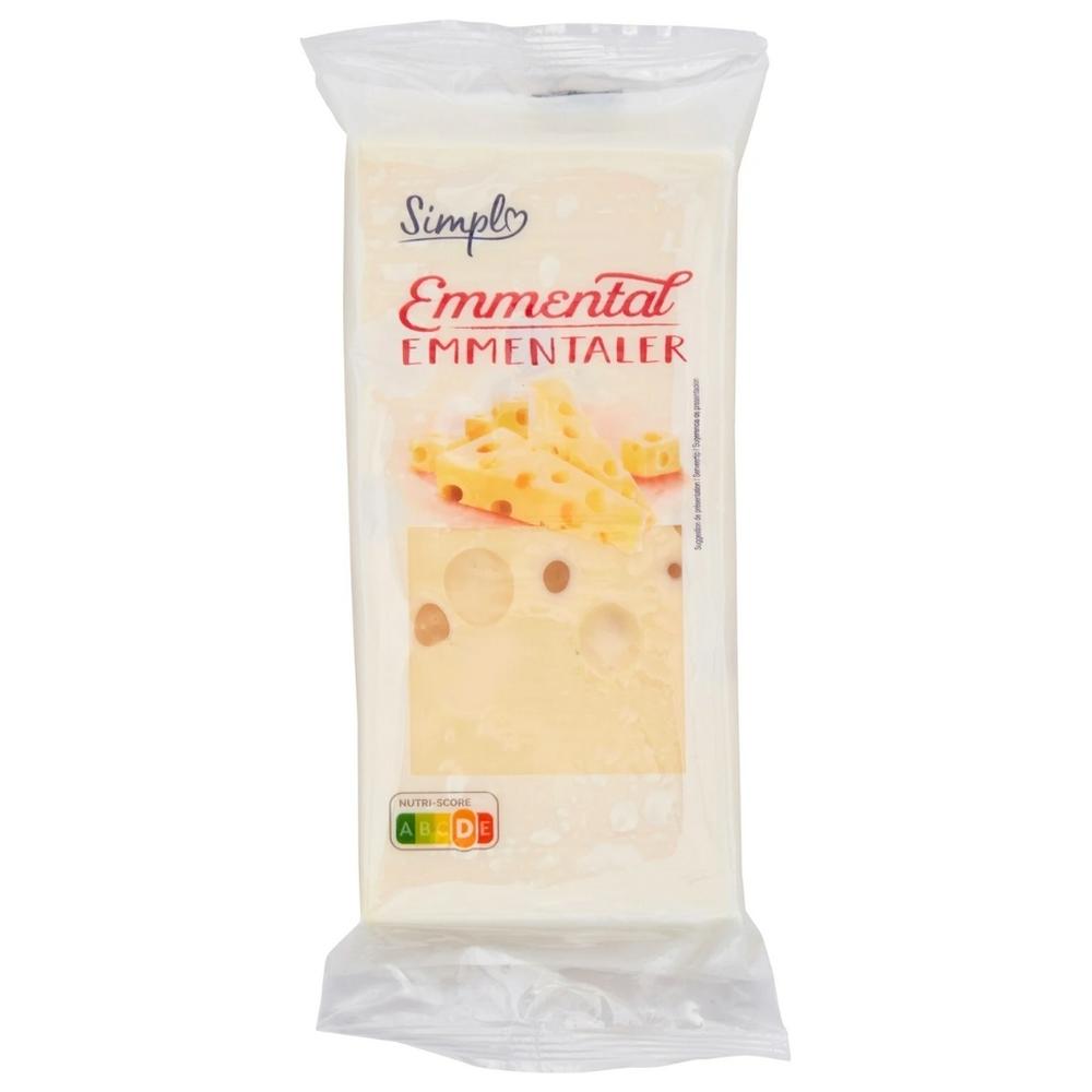 Fromage Emmental Bloc Carrefour Blanc 400g
