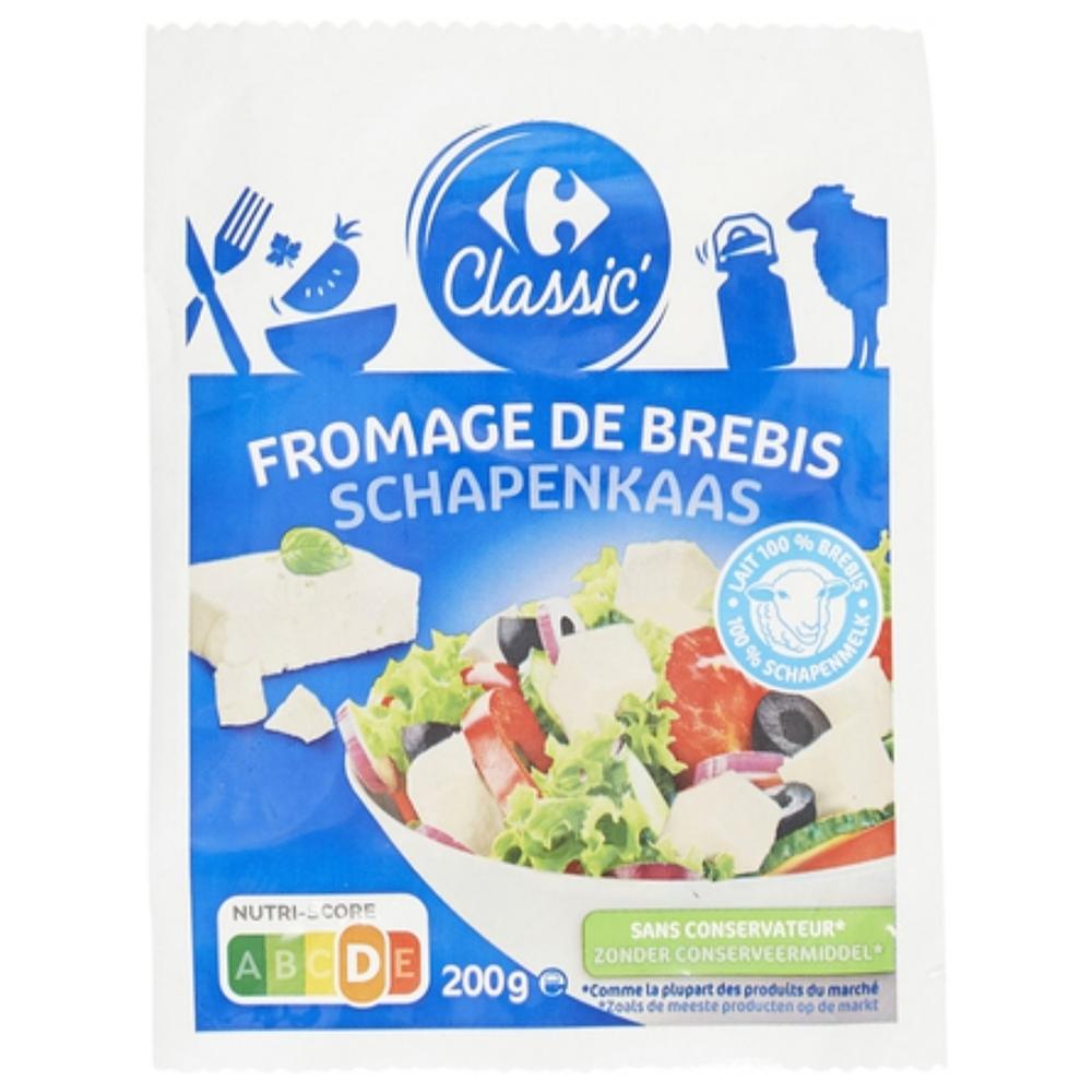 Fromage de Brebis Façon Feta Carrefour 200g