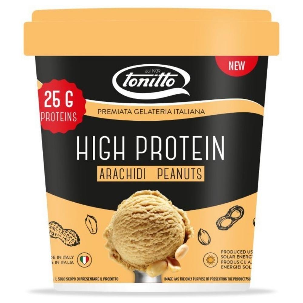 [714546] Pot Glace Protéine Cacahuètes Grillées Tonitto 470ml
