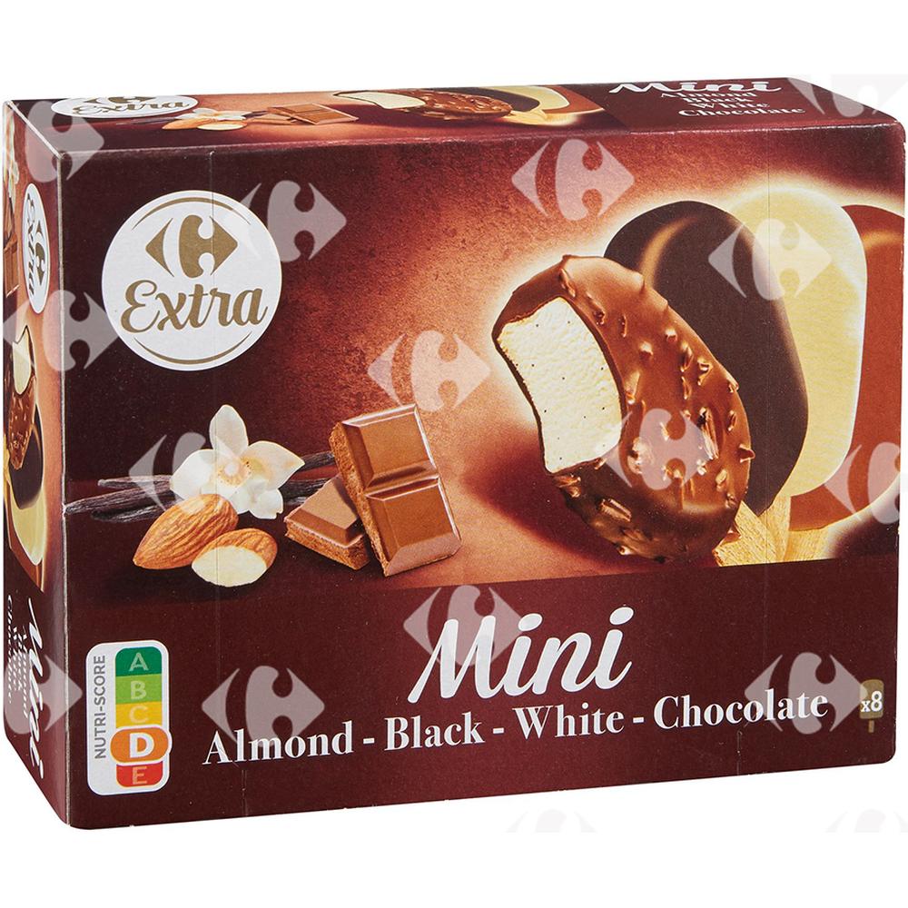 [480836] Mini Bâtonnets Glace 4 Variétés Carrefour 4x100ml