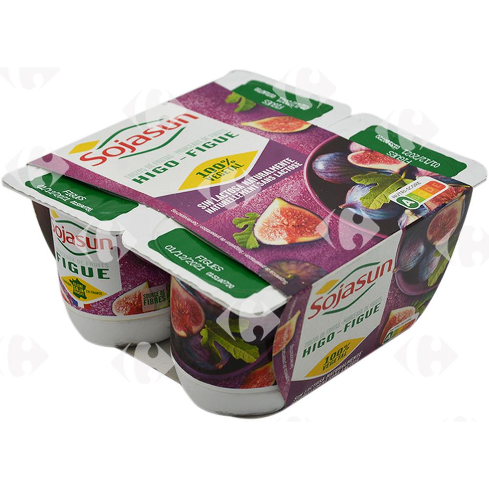 [412552] Dessert Végétal aux Figues Sojasun 4x100g