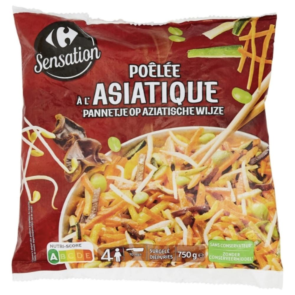 Mélange de Légumes à L'Asiatique Carrefour Sensation 750g.