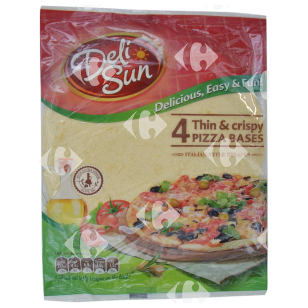 [568943] Pâtes Pizza Fines Deli Sun 320g 4 feuilles