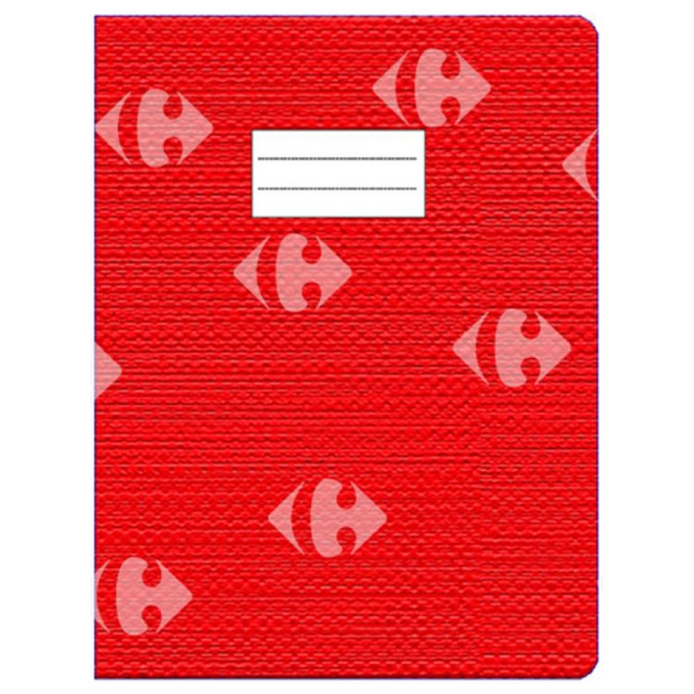 [556622] Protège Cahier Lino Graine A5 Rouge