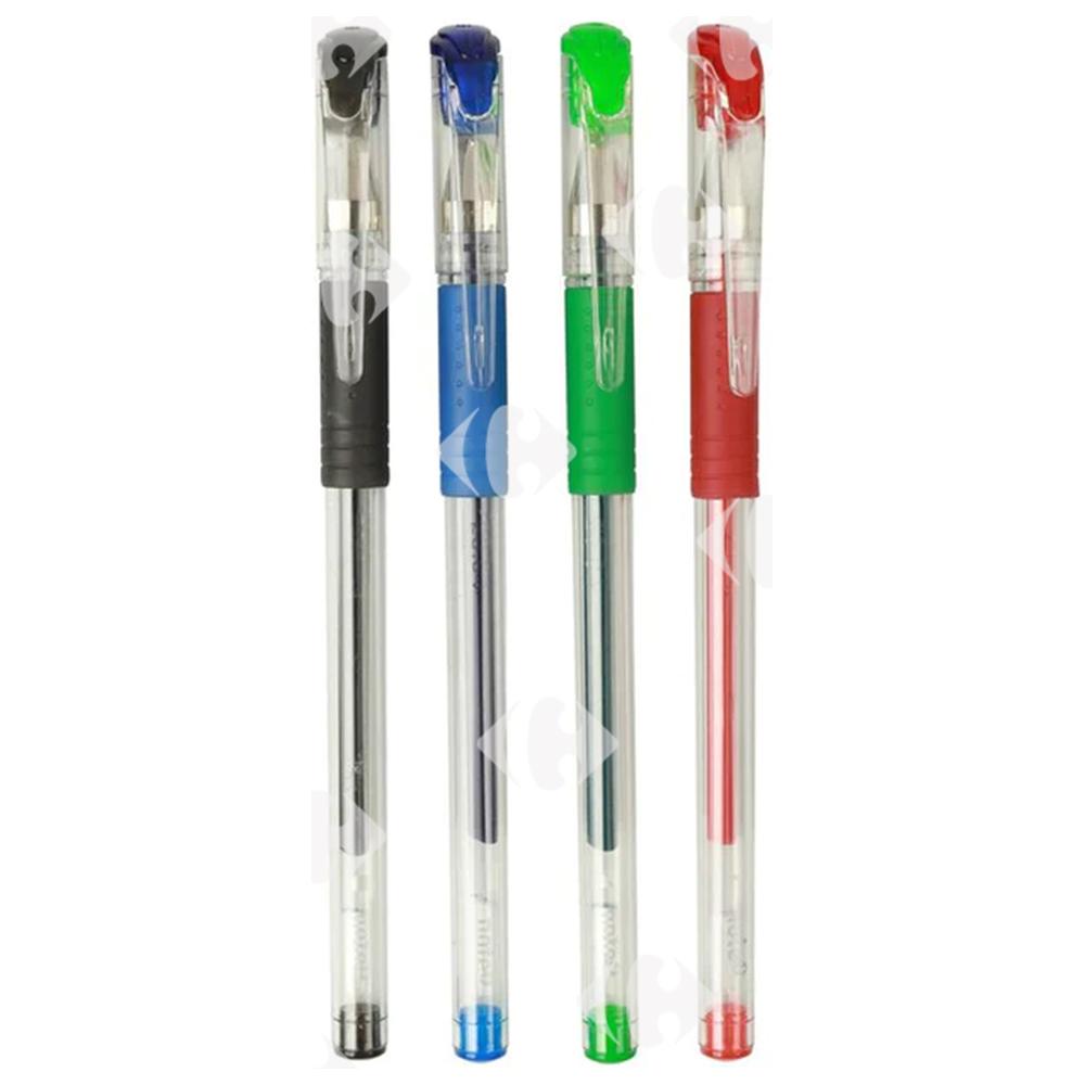 Stylo Roller en Gel Note 4 couleurs 0,7mm 4 unités
