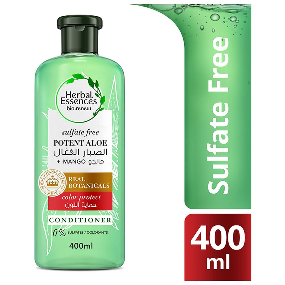 [665053] Après Shampooing Sans Sulfates Fortifiant Bio Renew à l'Aloe et Bambou Herbal Essences 400ml