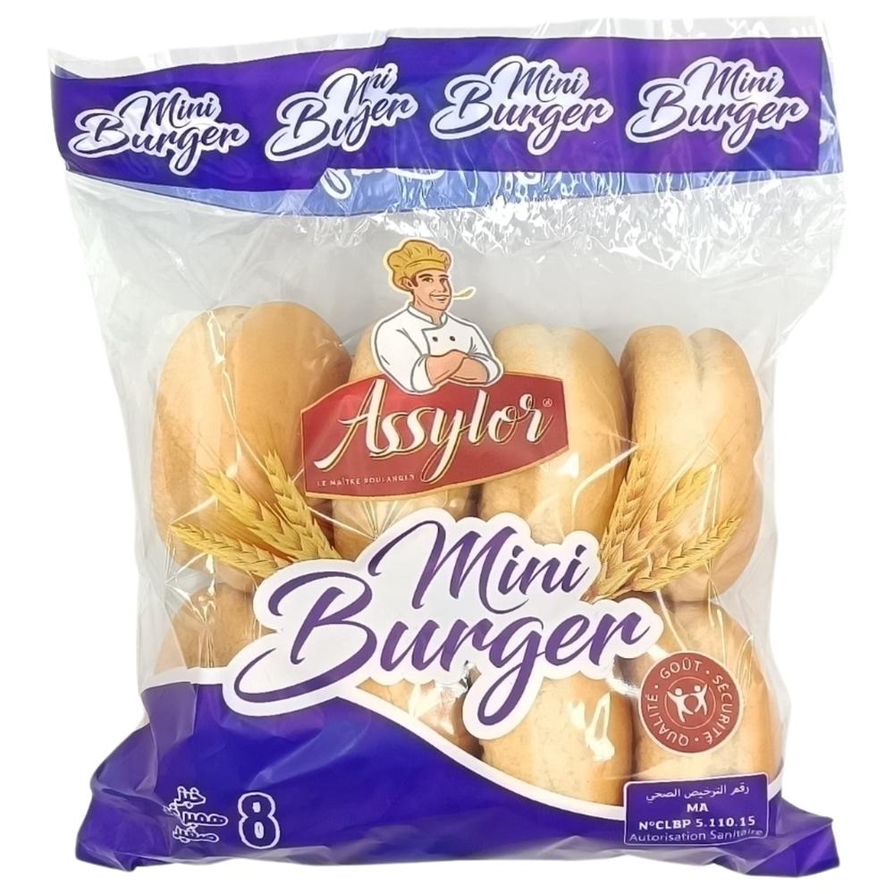 [621758] Pain Mini Burger Assylor 245g 8 pièces