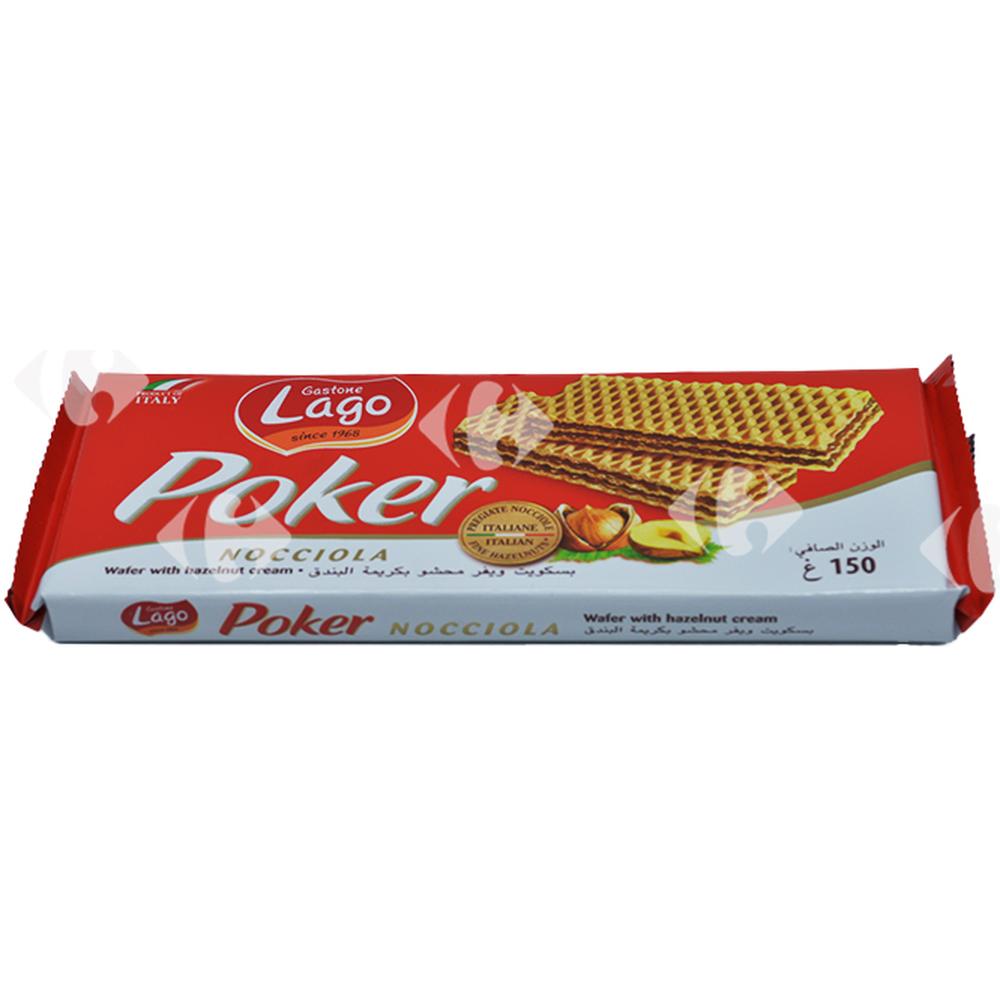 [194709] Gaufrettes Noisettes Poker 150g
