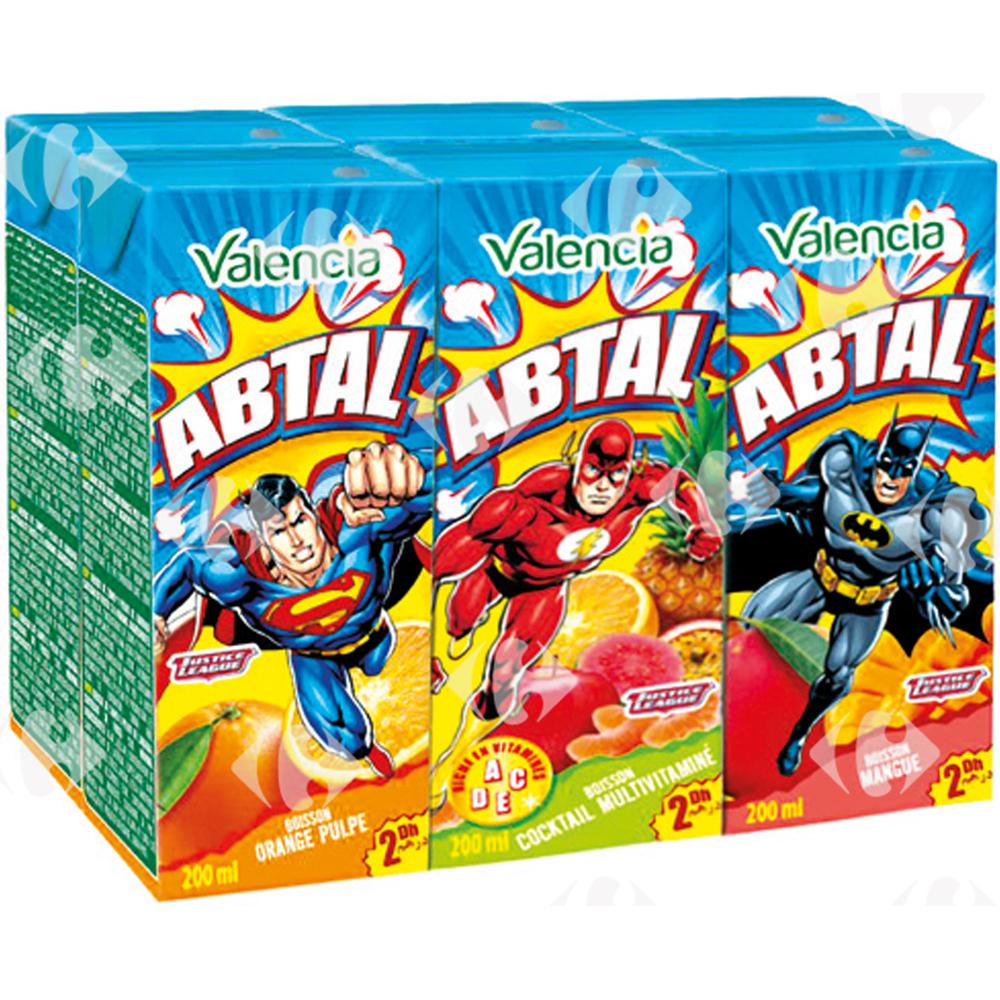 [596789] Pack Boissons Multifruits Abtal Valencia 20cl