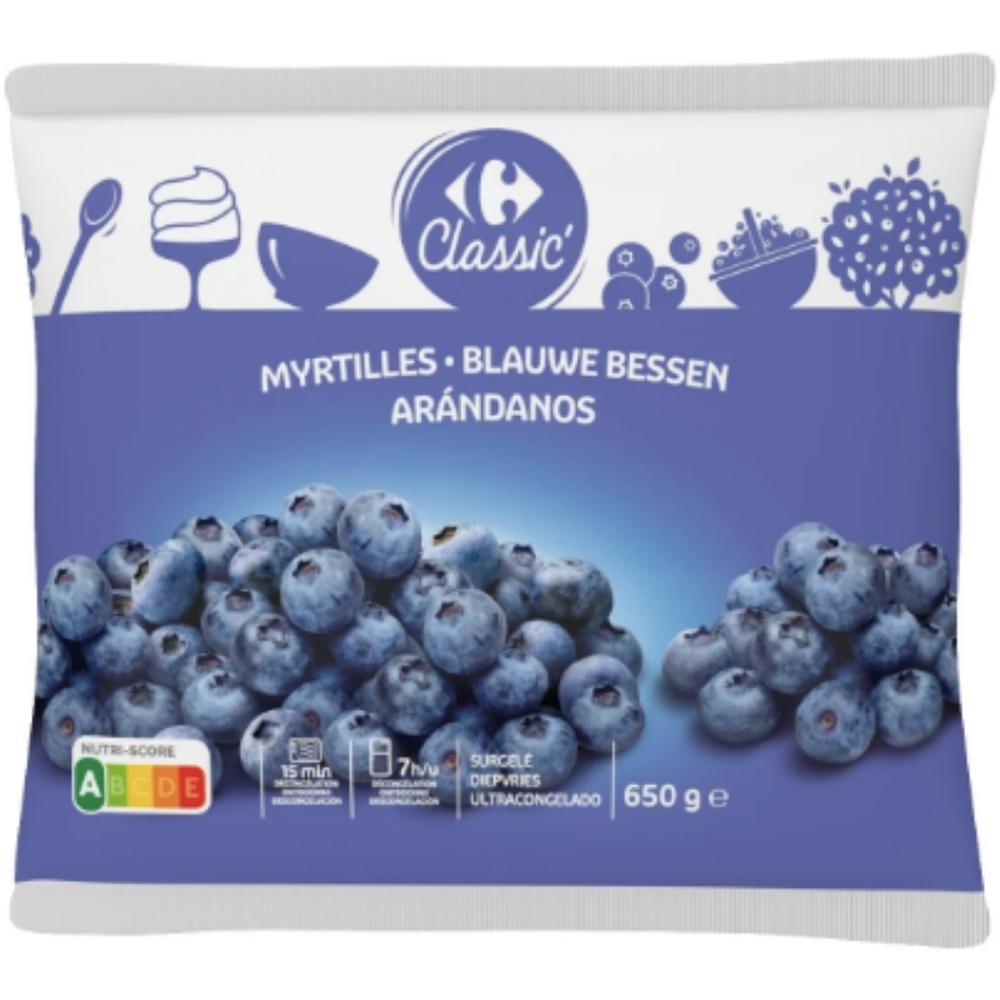 [656641] Myrtilles Surgelées Carrefour 650g.