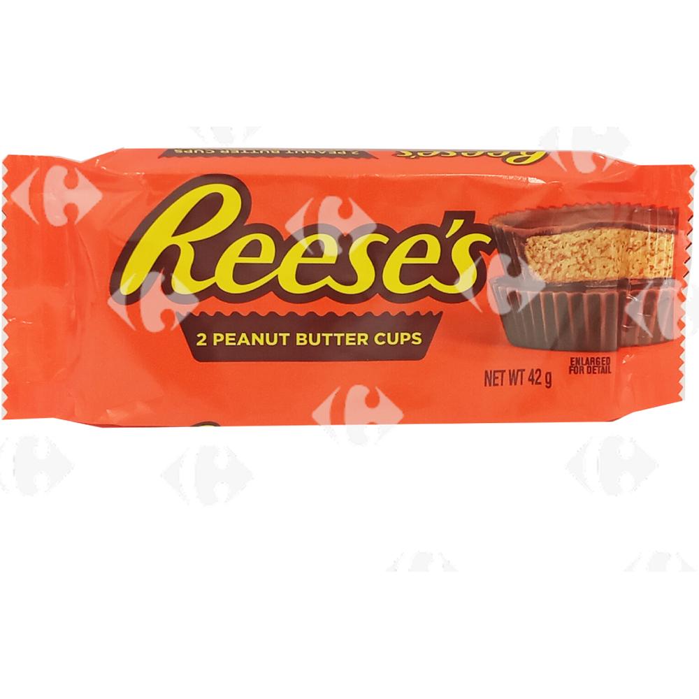 Cups au chocolat et au beurre de cacahuètes Reese's 43g.