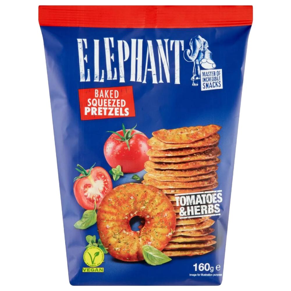 Bretzels Tomates et Herbes Elephant 160g