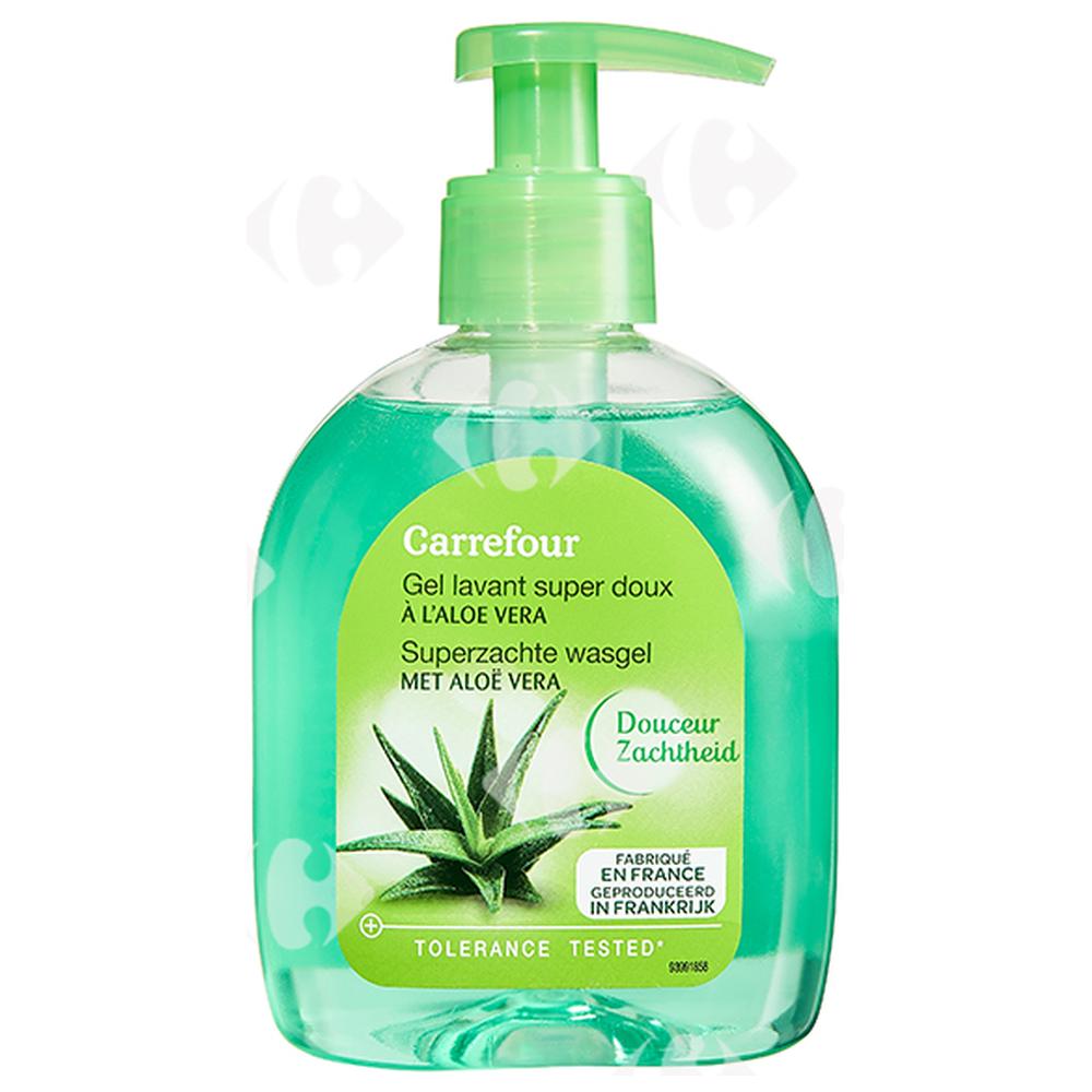 Savon Liquide Pompe Super Doux Carrefour 300ml
