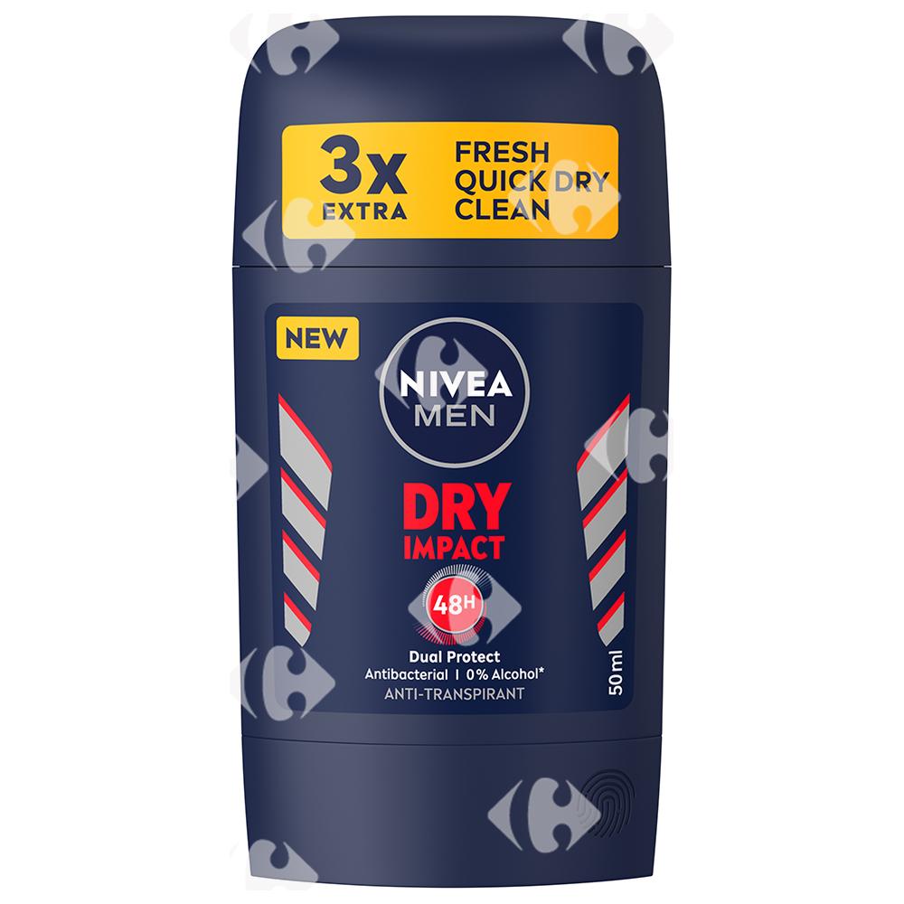 Déodorant Stick Homme Dry Impact Nivea 50ml