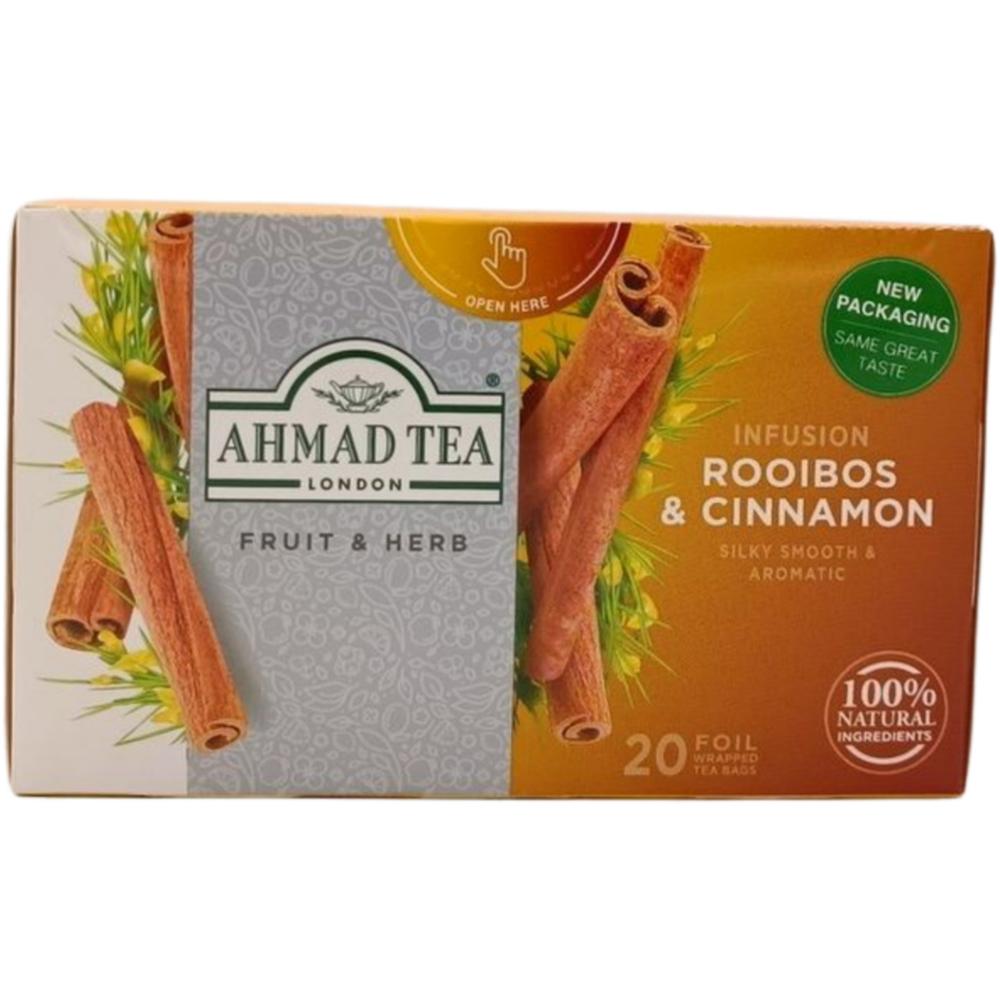 Thé Aromatisé en Sachets Rooibos Et Cannelle Ahmad Tea 20 unités