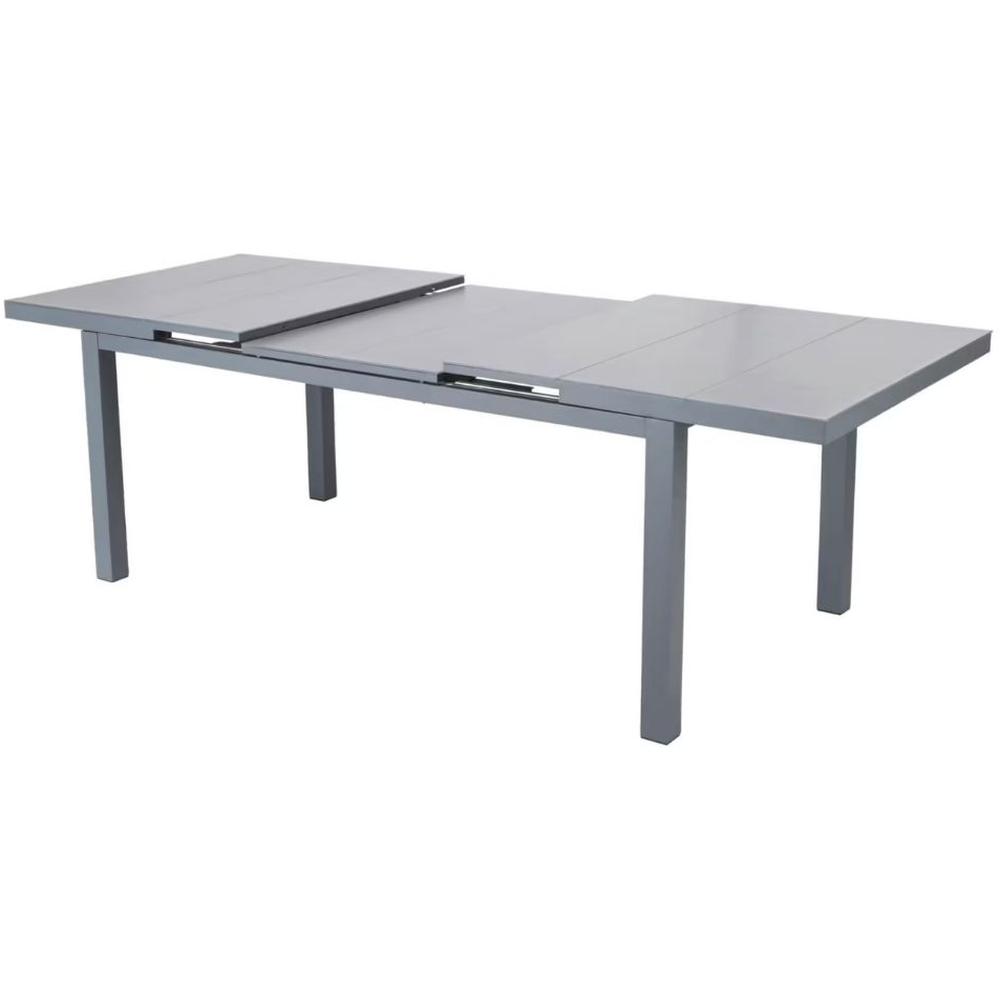 [660318] Table de Jardin Canberra Allonge Automatique en Aluminium L 180/240xP 100xH 77 cm