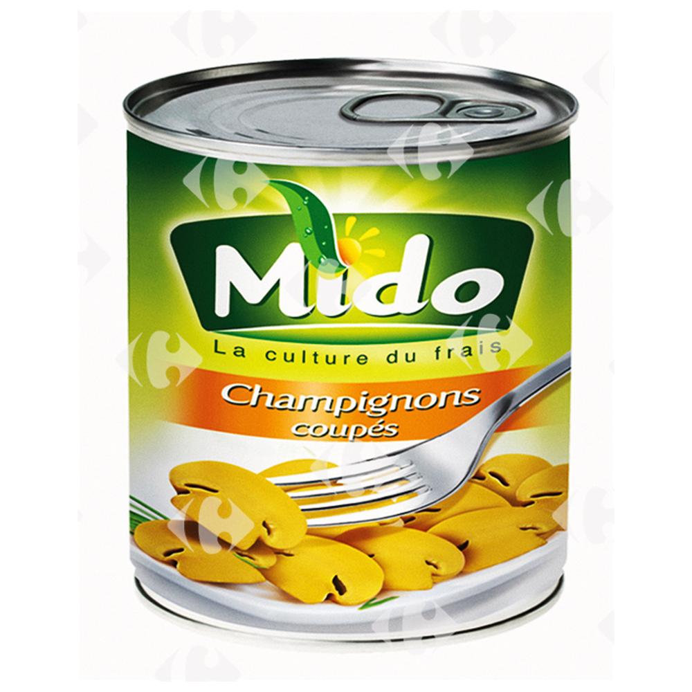 [9436] Conserve de Champignons Coupés Mido 400g