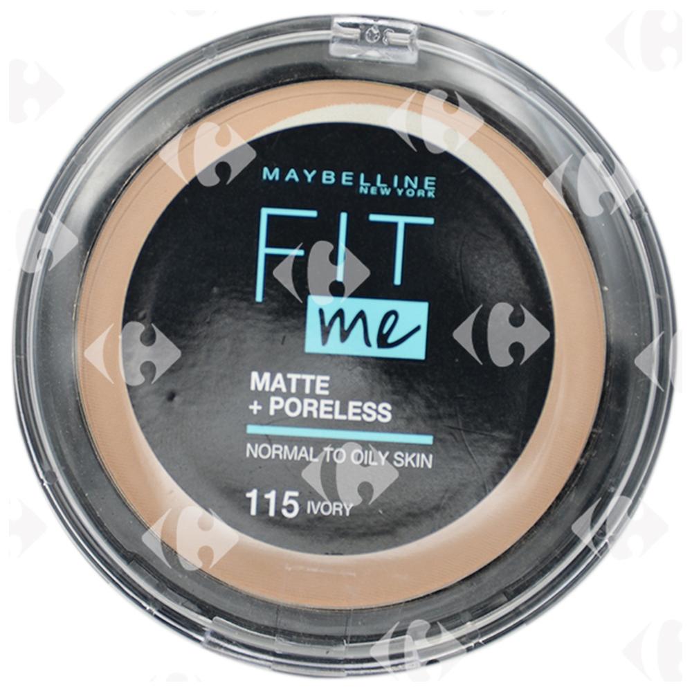 [663919] Poudre Fit Me Matte & Poreless 115 Ivory Maybelline
