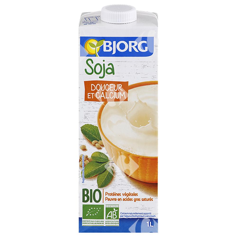 [63051] Boisson Végétale Soja Calcium Bio Bjorg 1L