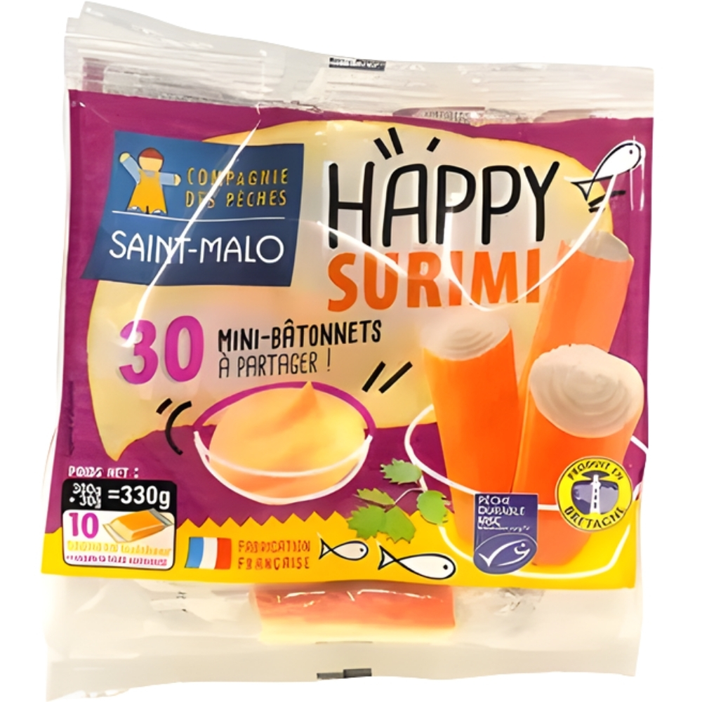 [613136] Bâtonnet Mini Saveur Crabe Mayo Saint Malo 330g