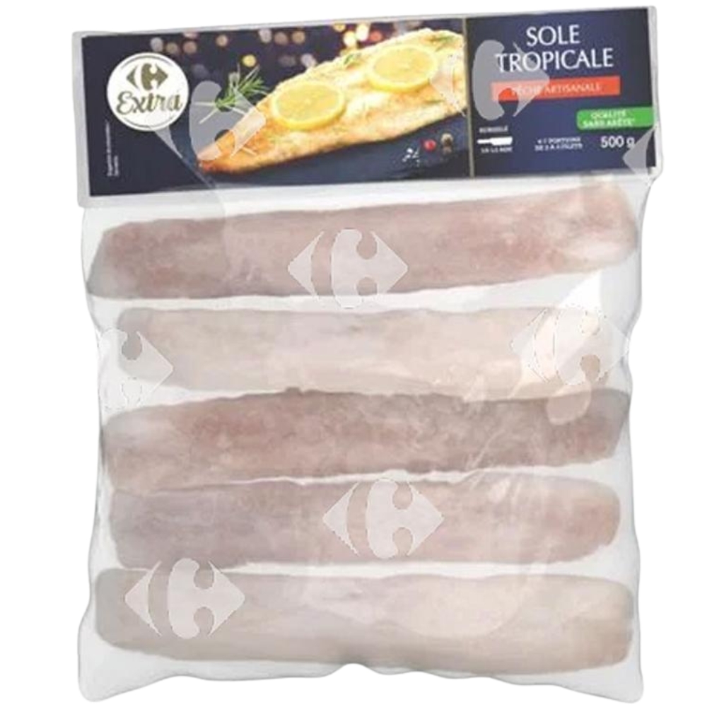 [672414] Filets de Sole Tropicale Carrefour 500g
