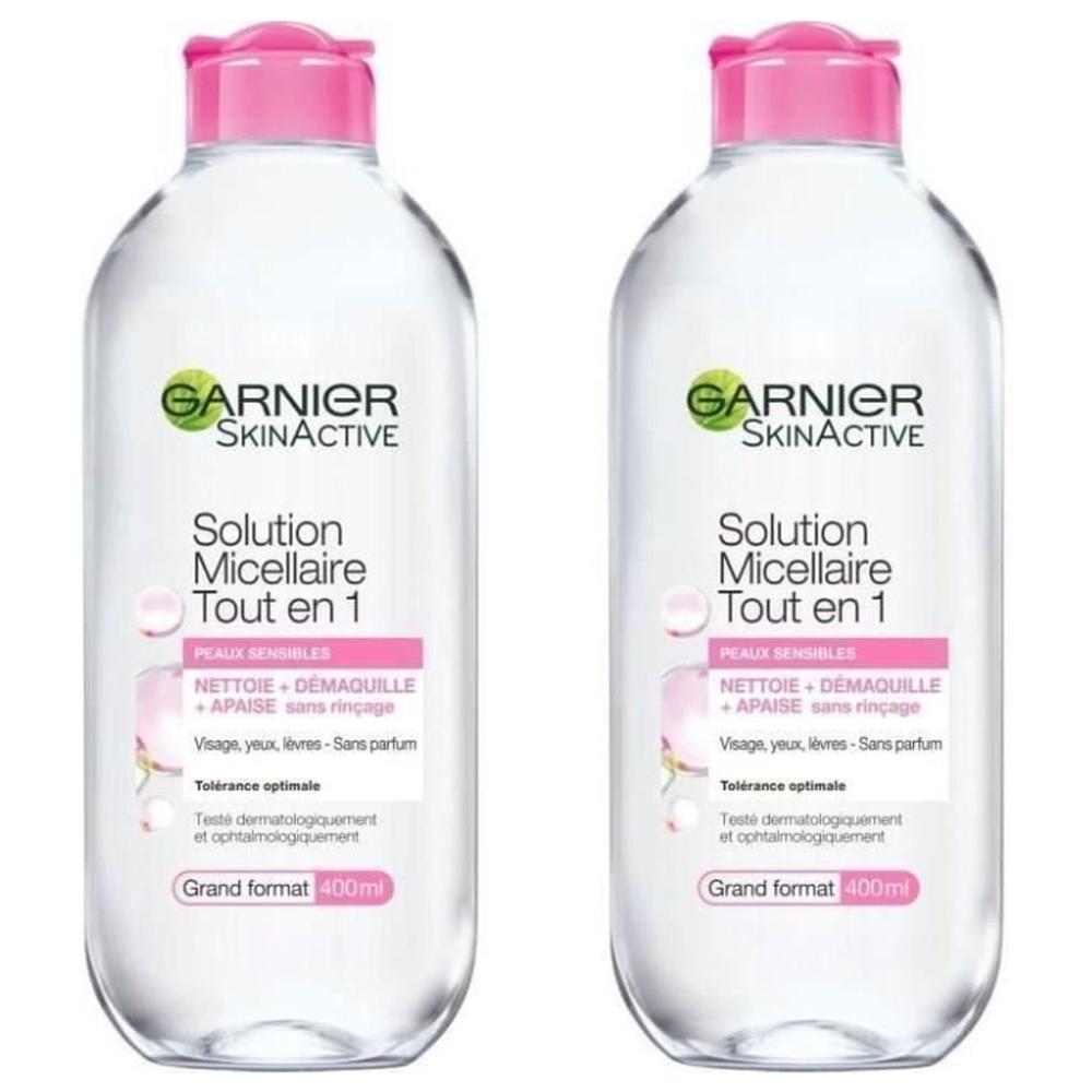 [620637] Lot de 2 Eaux Micellaires Garnier 400ml