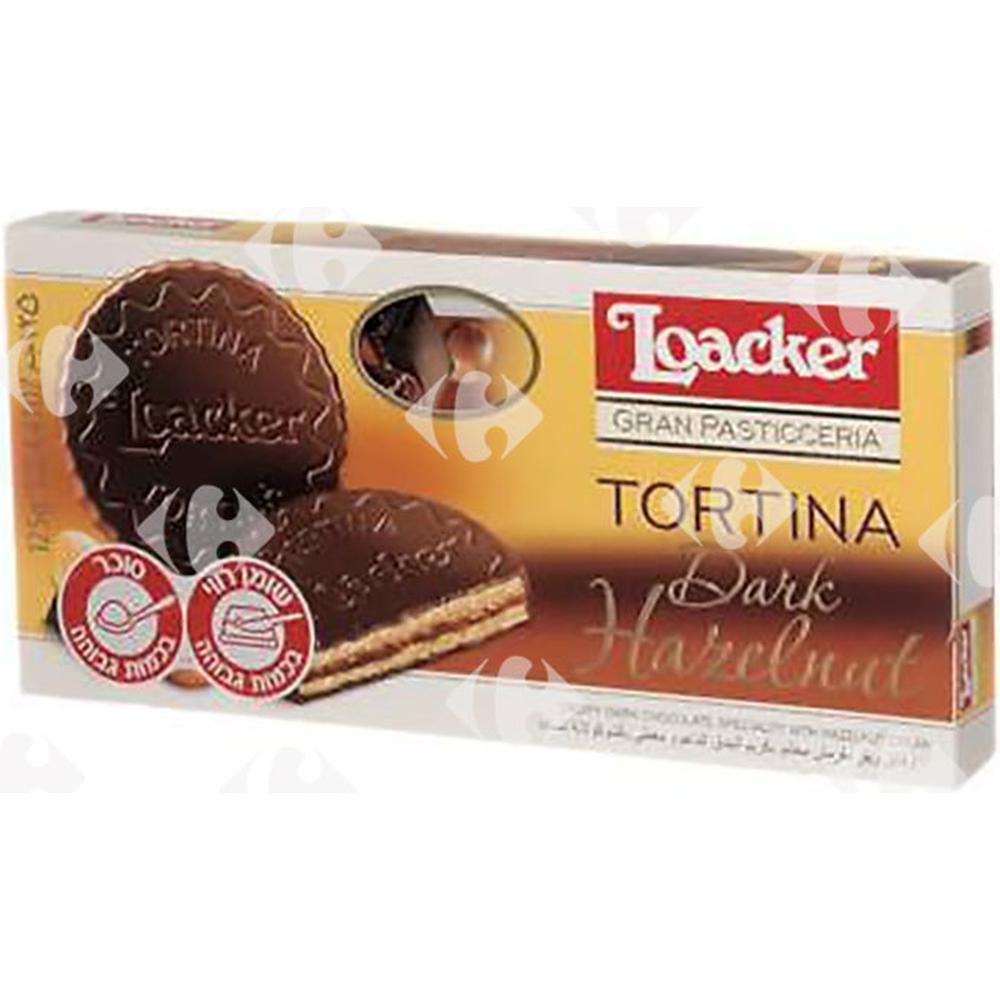 [68468] Gaufrettes Chocolat Noir Tortina Loacker 125g