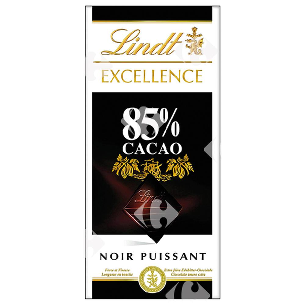 [70863] Tablette de Chocolat Noir 85% Cacao Lindt Excellence 100g