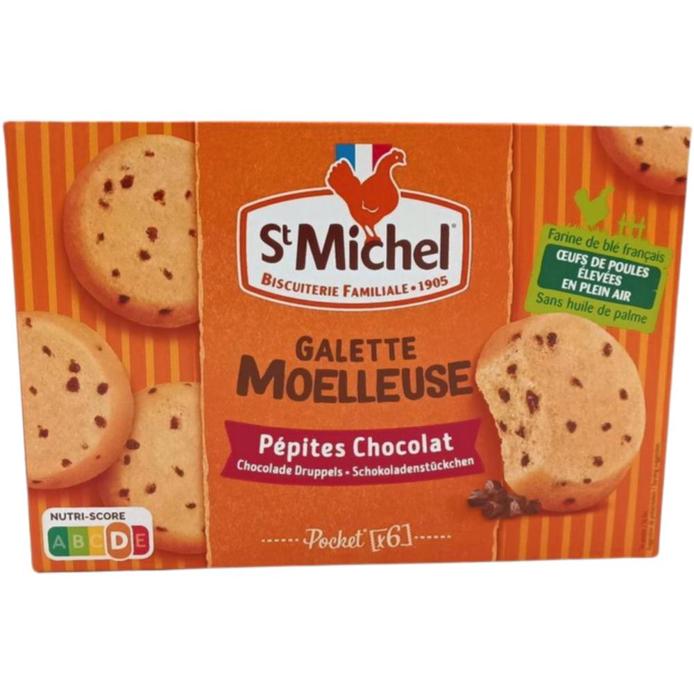 [705029] Galette Moelleuse Pépites Chocolat St Michel 180g.
