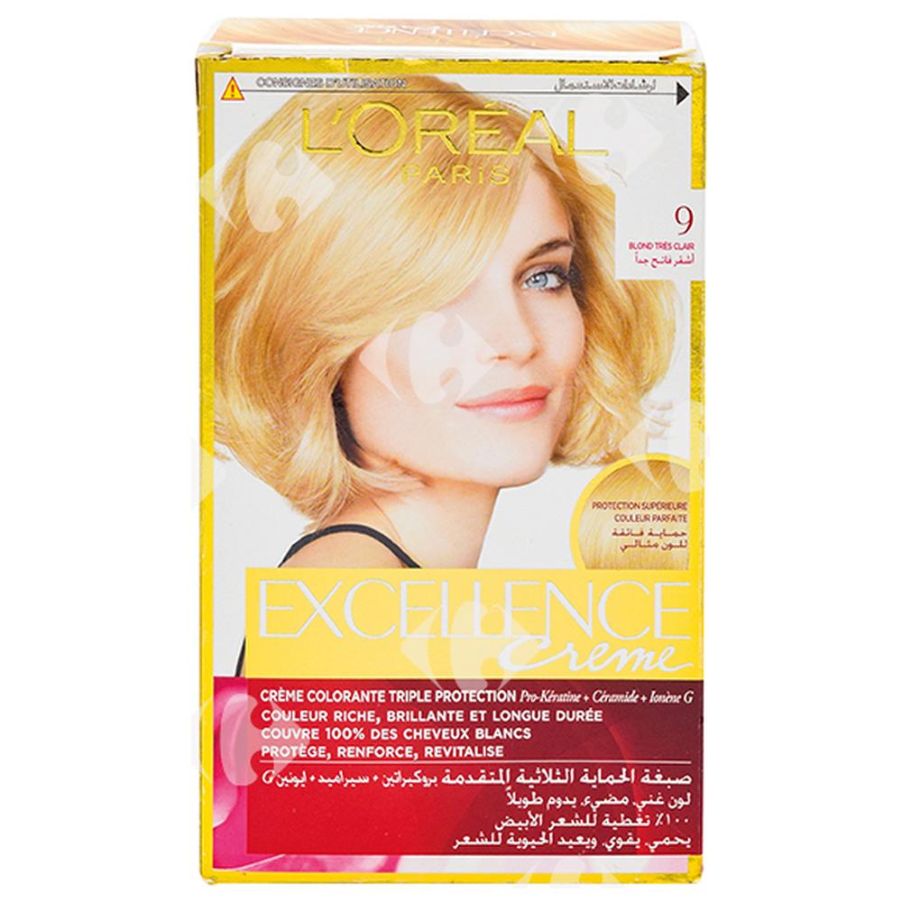 [64518] Coloration Crème Blond Très Clair 9 Excellence