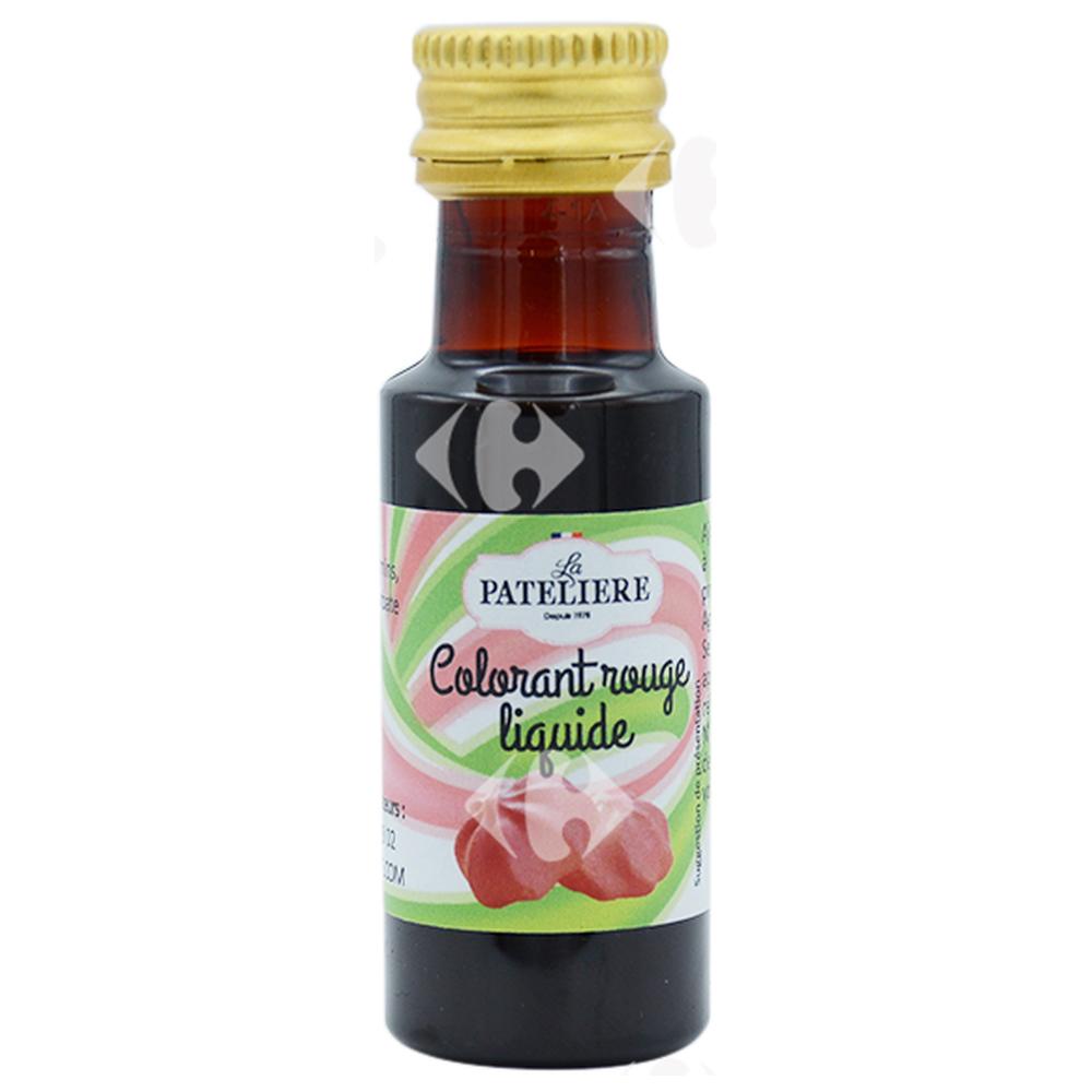 [665543] Colorant Rouge Liquide Naturel La Pateliere 20ml