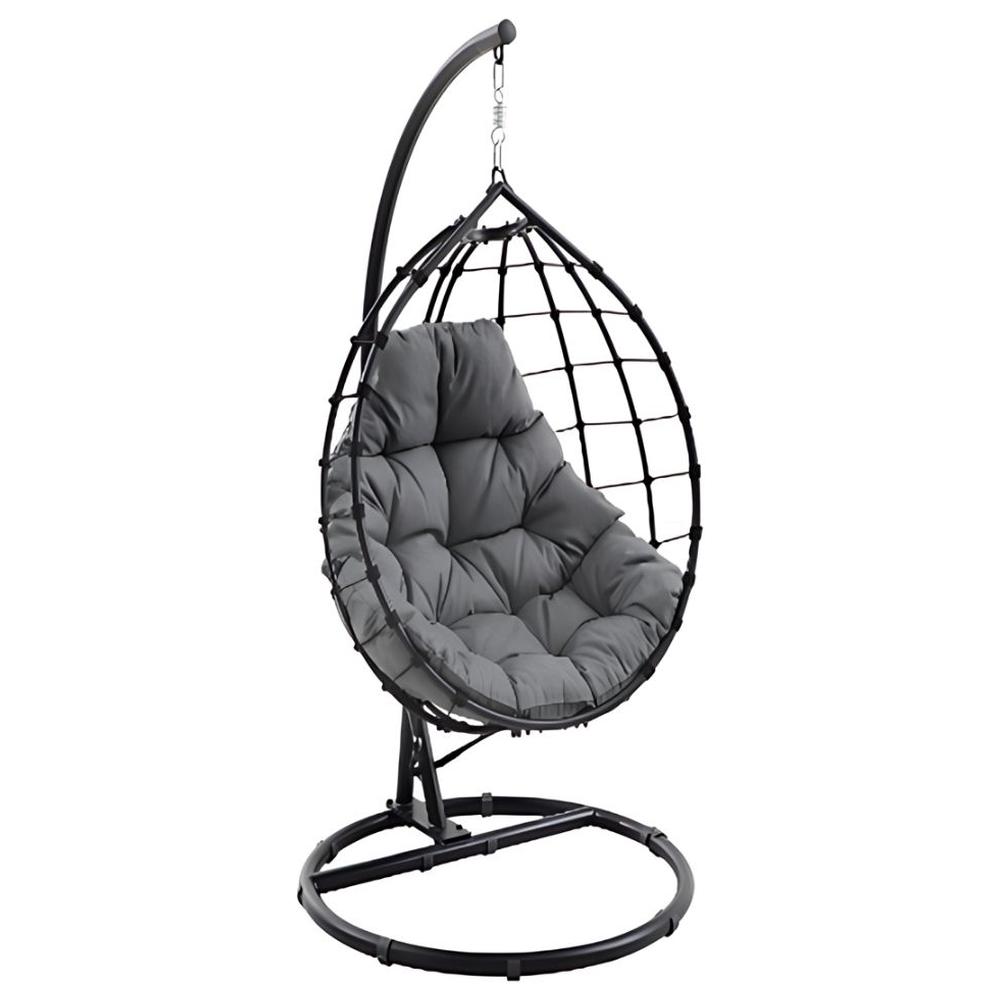 [693844] Fauteuil Suspendu Oslo en Acier et en Polyster 105x120x196cm