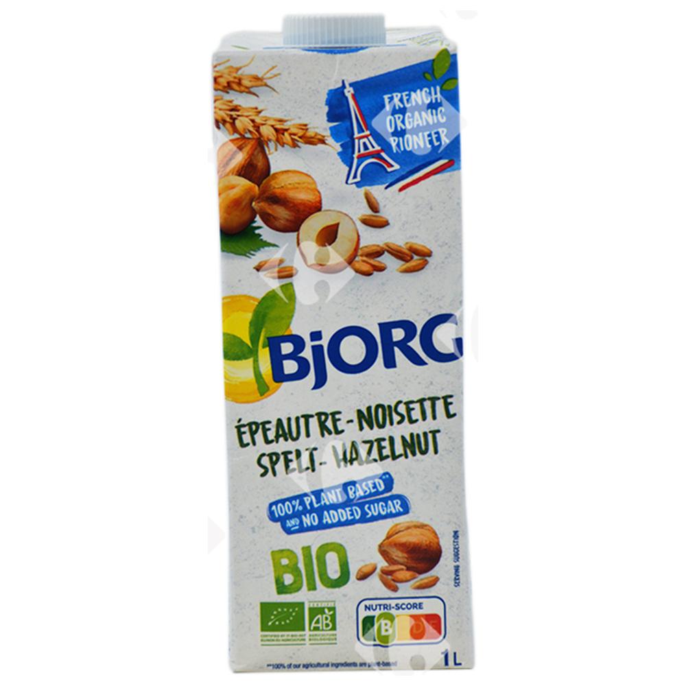 Boisson Végétale Épeautre et Noisette Bio Sans Sucres Ajoutés Bjorg 1L