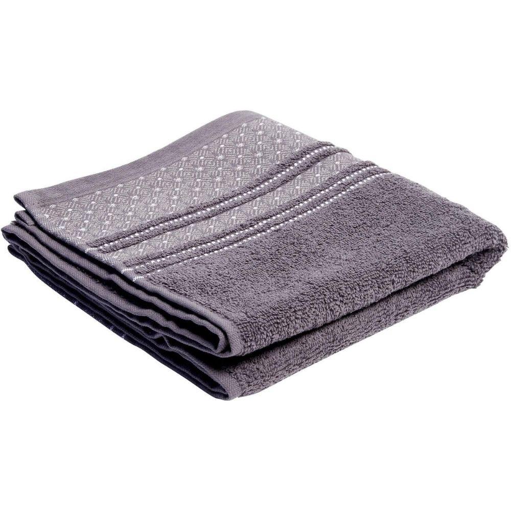 Serviette en Gris Foncé Tex Home 50x90 cm