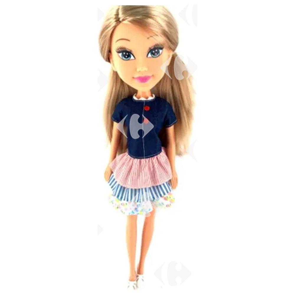 [669888] Poupée Cheveux Blonds Fille Tendance Carrefour 51cm