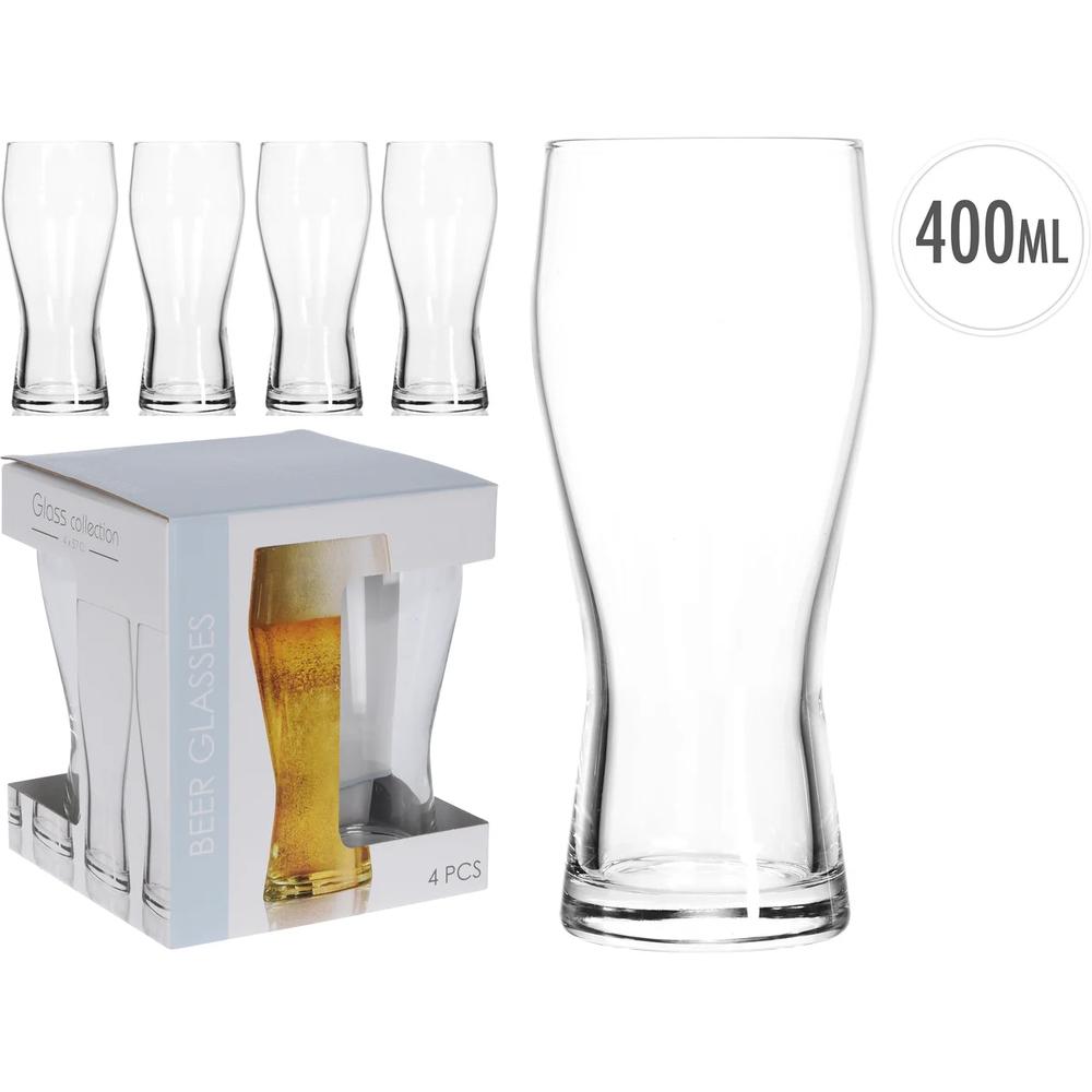 [673370] Verres à Bière 400ml 4 unités