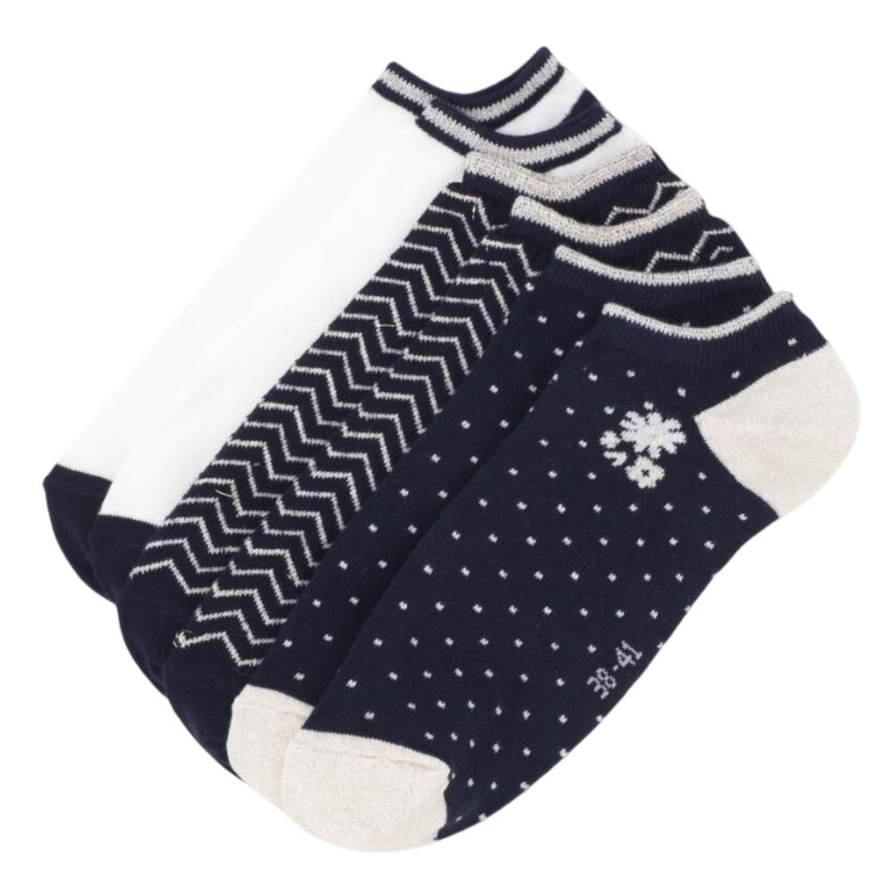 Lot 3 Invisibles Femme Fantaisie Marine