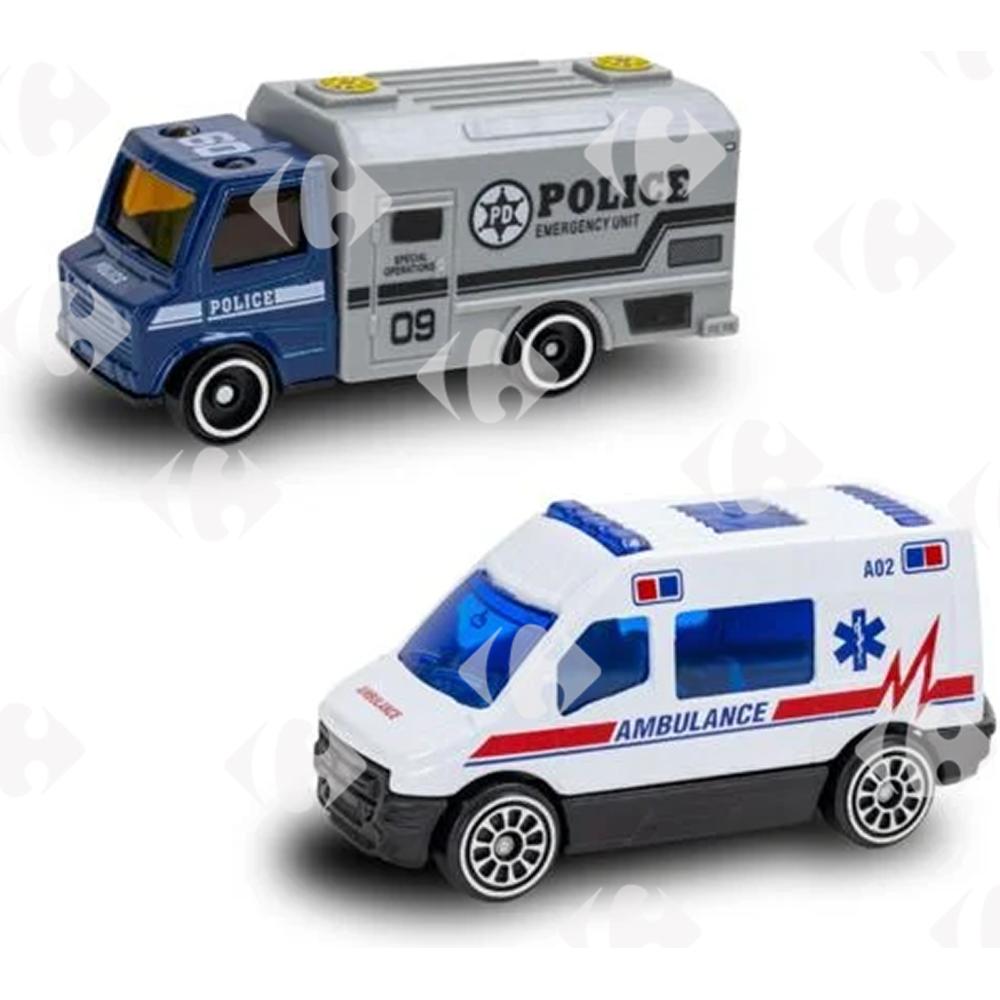 Pack de 2 Voitures de Secours Speed-Track