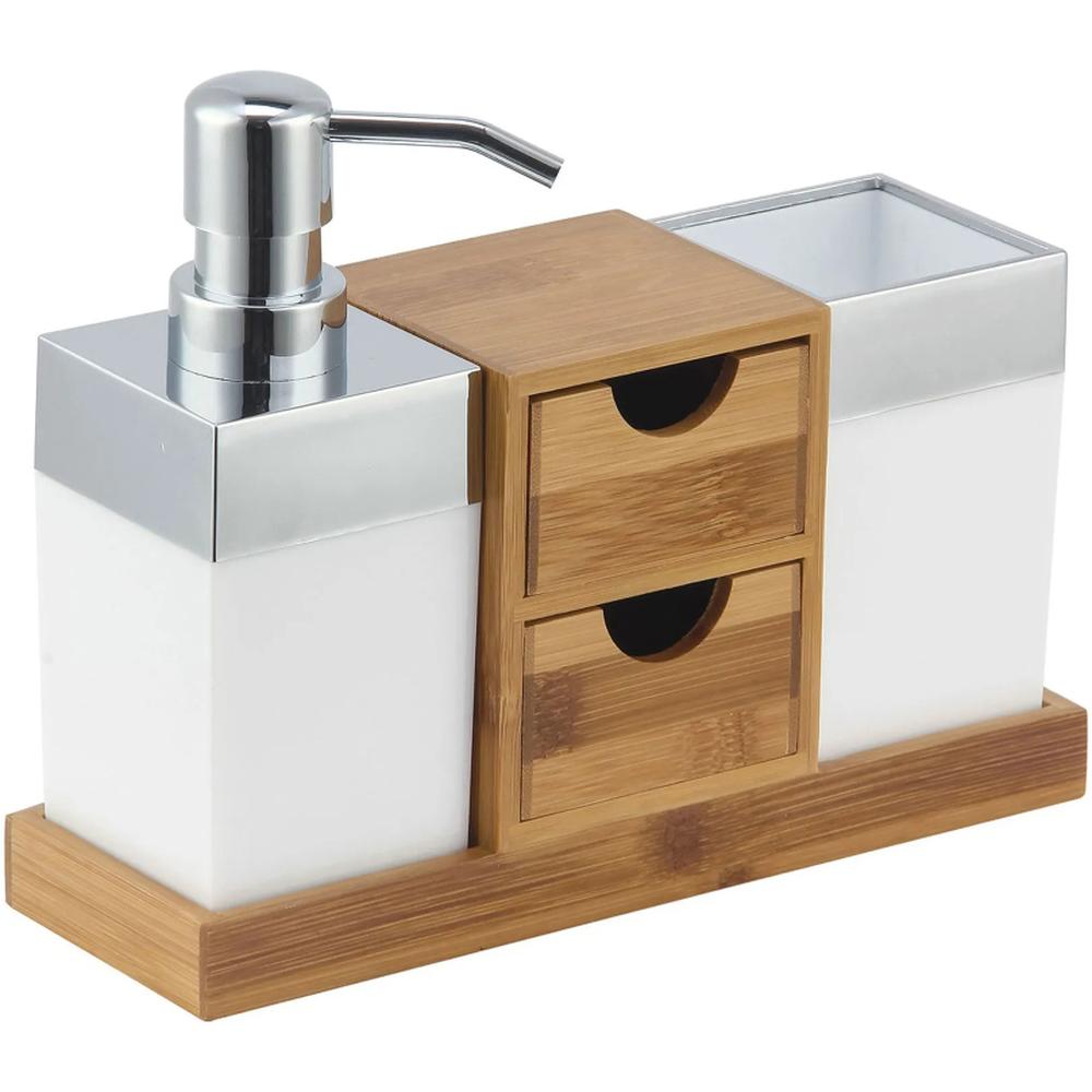 [681759] Set Accessoires Salle de Bain Posable.