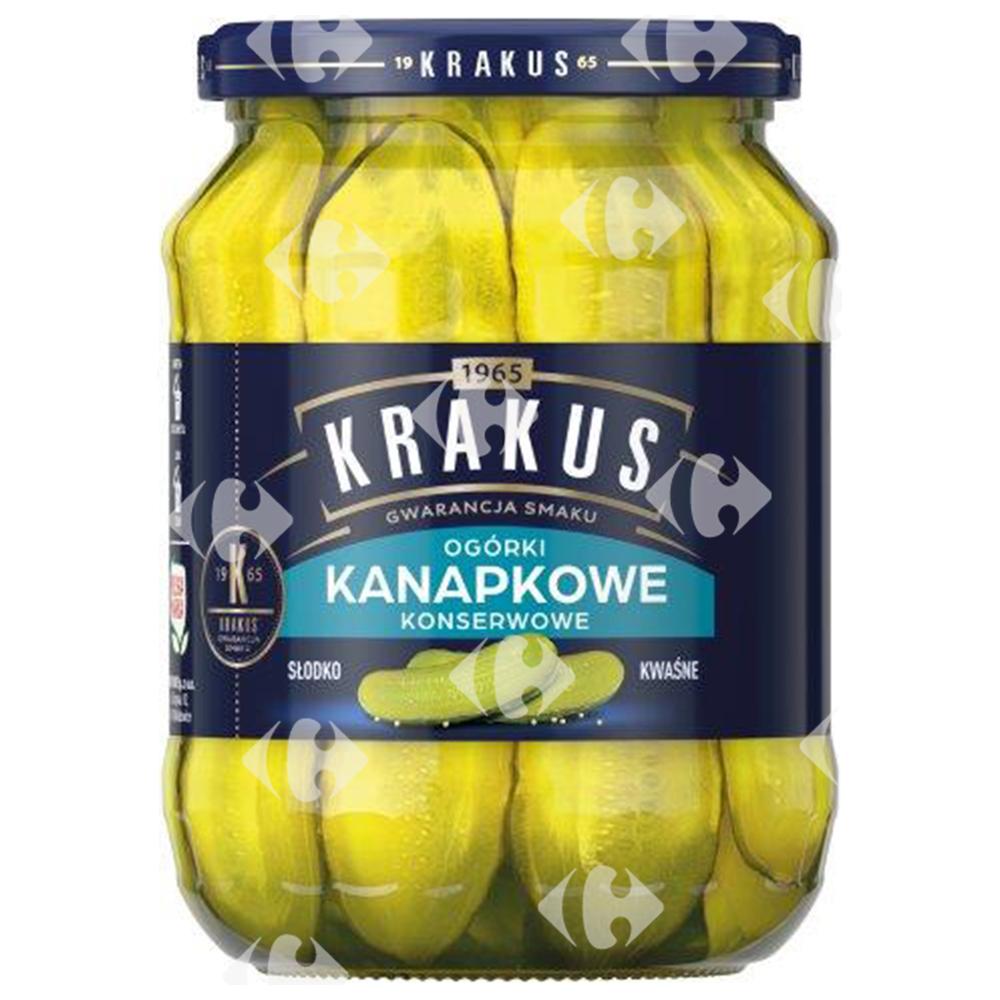 [694495] Cornichons à l'Aneth Marinés Krakus 670g.