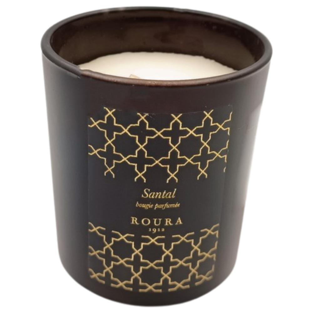 [691907] Bougie en Verre Parfumée au Bois de Santal 85x70mm.