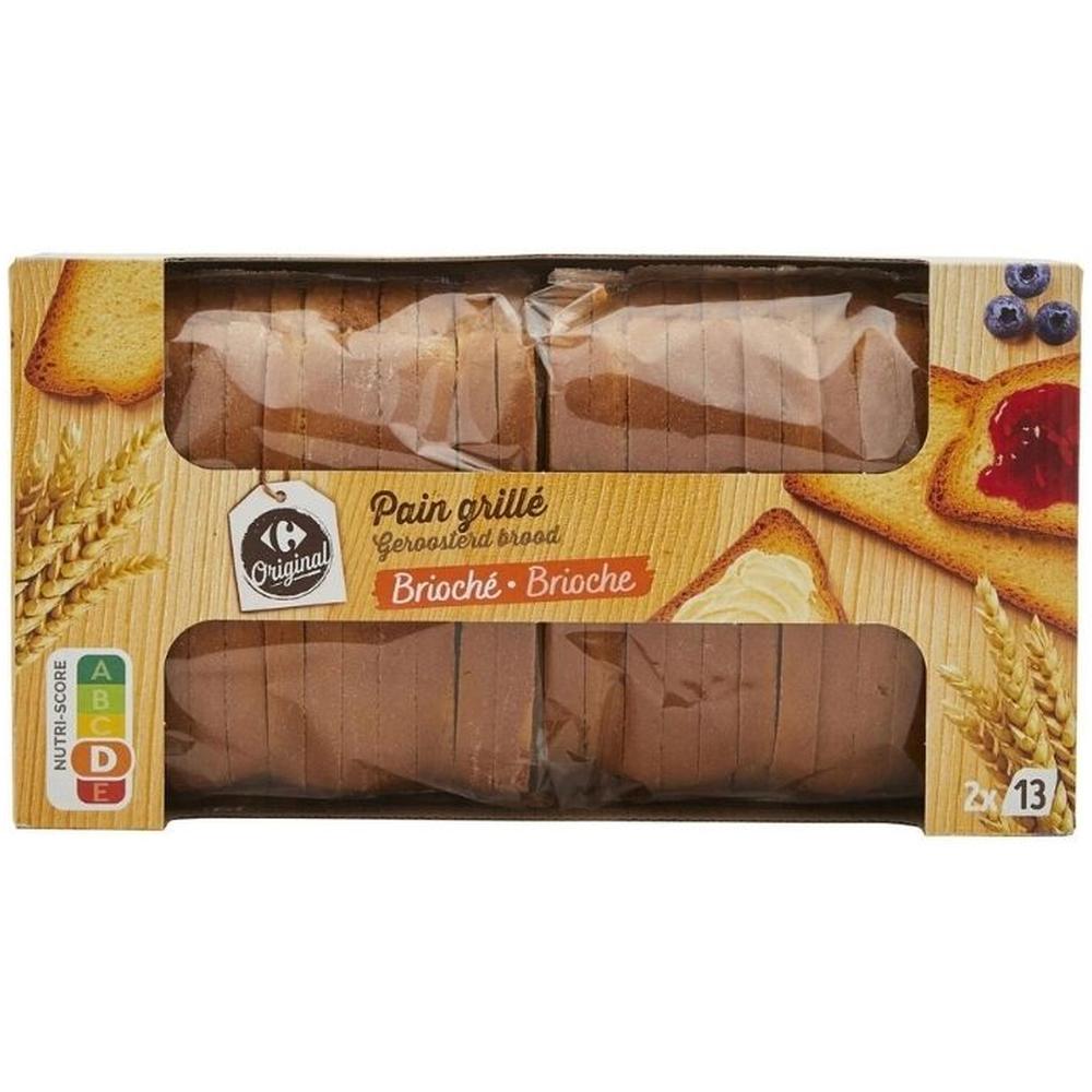 [637731] Pains Grillés Briochés Carrefour Original 300g