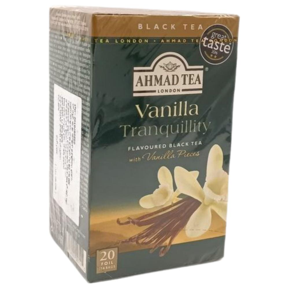 [539239] Thé Aromatisé en Sachets Vanille Ahmad Tea 20 sachets.