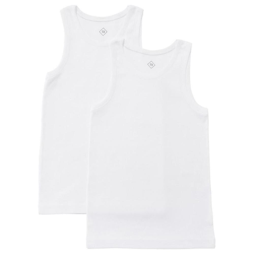 [412953] Débardeur Graçon Blanc Tex 2 pièces