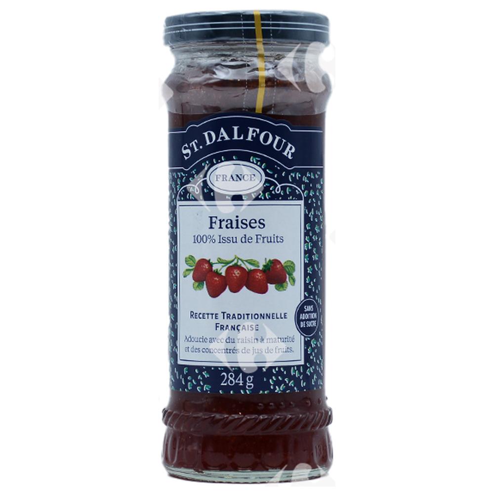 Confiture de Fraise Sans Sucre Saint Dalfour 284g.