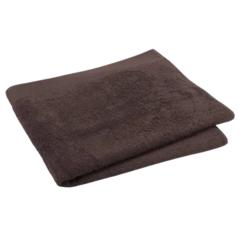 [689257] Drap Douche Bio en Chocolat Tex Home 70x140 cm